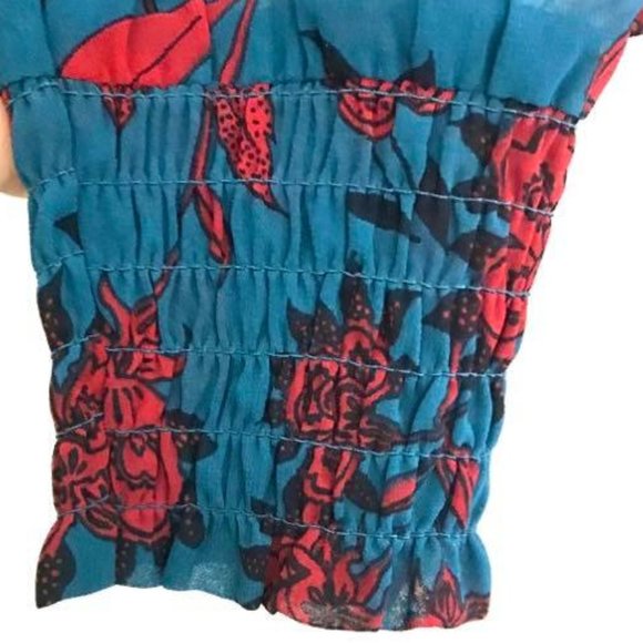 3/ $20 Abercrombie & Fitch Floral Blouse XS - Picture 5 of 5